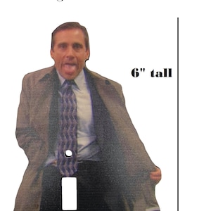 The Office Light Switch Cover The Office gag gift Michael Scott Dunder Mifflin The Office Birthday Present The Office gifts Dwight image 4