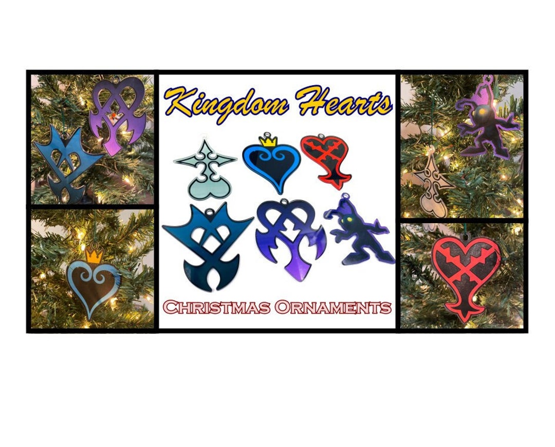 Kingdom Hearts Ornaments Kingdom Hearts Christmas Ornaments Gamer Gifts