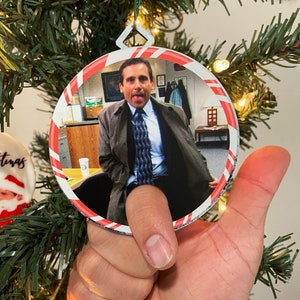 The Office Ornament - Michael the Flasher - The office Ornaments - The Office Christmas Ornaments - the office gifts - Michael Scott Dunder