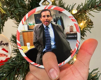 The Office Ornament - Michael the Flasher - The office Ornaments - The Office Christmas Ornaments - the office gifts - Michael Scott Dunder