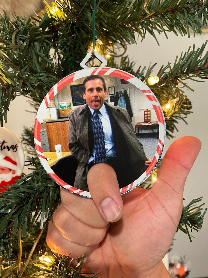 The Office Ornament Michael the Flasher The office Ornaments The Office Christmas Ornaments the office gifts Michael Scott Dunder image 1