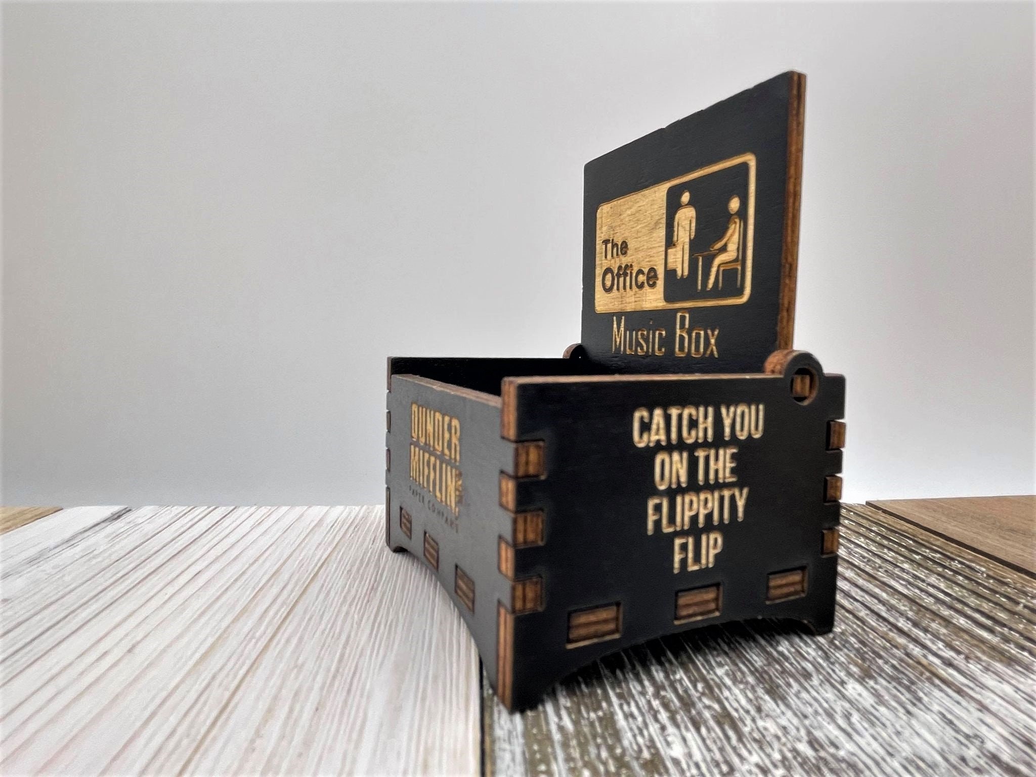 The Office Music Box Wind up Music Box Office music box Etsy