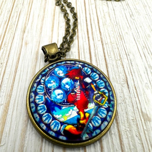 Sora Station of Awakening Necklace: Kingdom Hearts Bronze Alloy