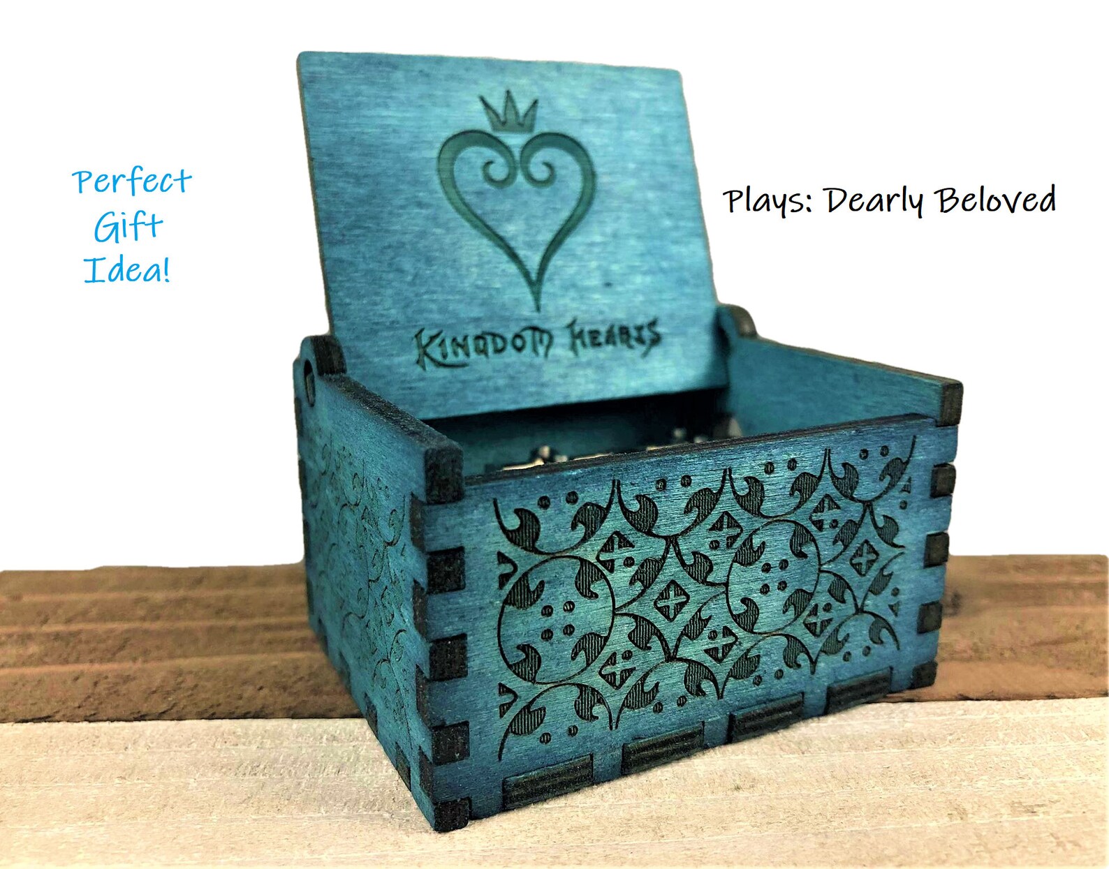 Kingdom Hearts Music Box: Dearly Beloved Custom engraved | Etsy
