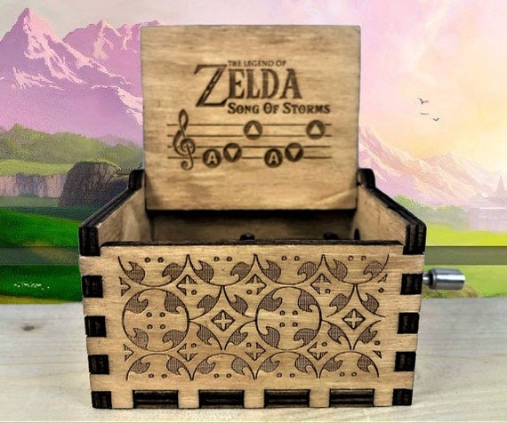 Customized 30 Note The Legend of Zelda Wooden Music Box (Tune: Zelda‘s