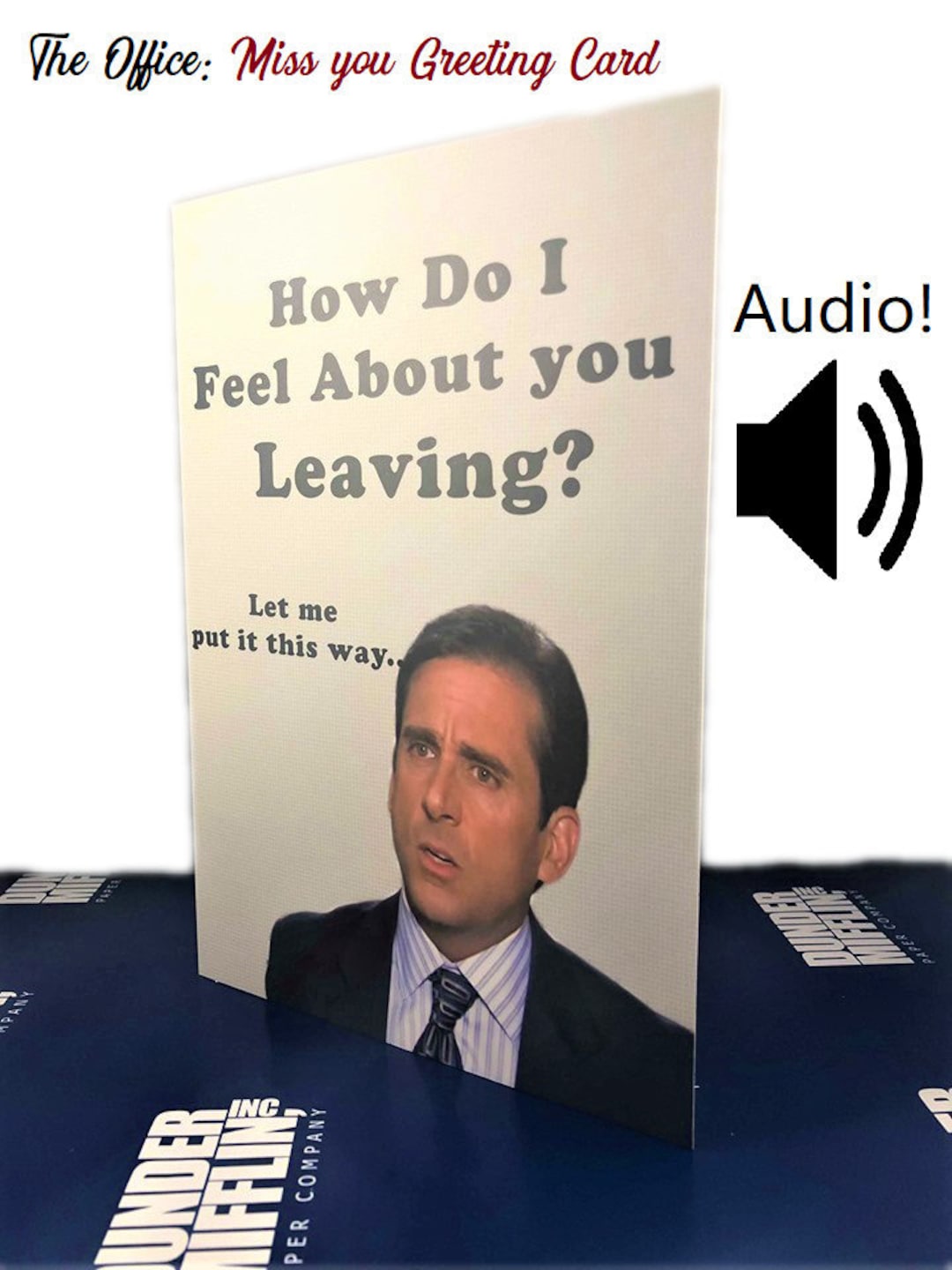 The Office 'miss You' Audio Greeting Card: Michael Scott, Jim & Dwight ...