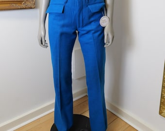 Women’s 1970’s Flare Pants in Wool 29 inch to 30 inch waist