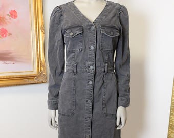 Vintage women’s Black denim Gap dress / Jean Dress / 2000’s dress / Vintage dress / Casual Jean Dress Size 8 Y2K