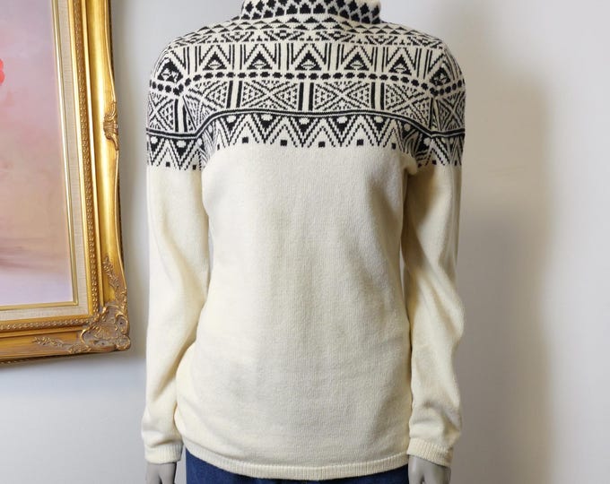 United Colours Of Benetton 1990’s vintage ski sweater made in Italy