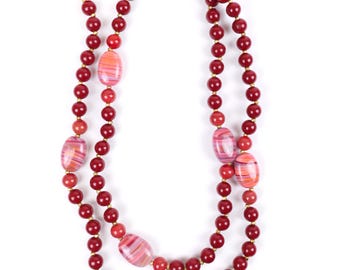 Authentic Miriam Haskell Art glass necklace