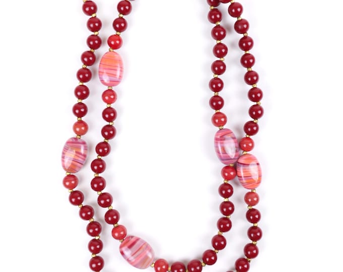 Authentic Miriam Haskell Art glass necklace