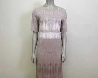 Nanso Finland Dress / Classic Office Dress / Nice Quality Casual Dress / Beige Dress / Modest Dress / Church Dress / Minimalist Dress