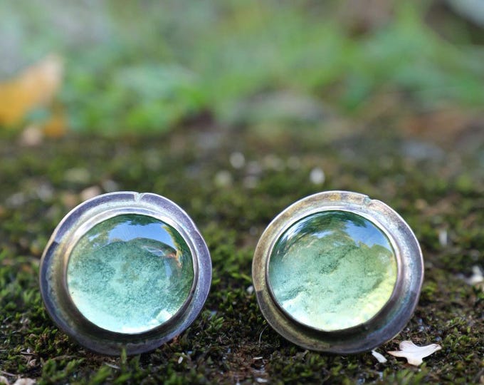 Vintage Rafael Canada Earrings, Solid Sterling Silver, Screw Back