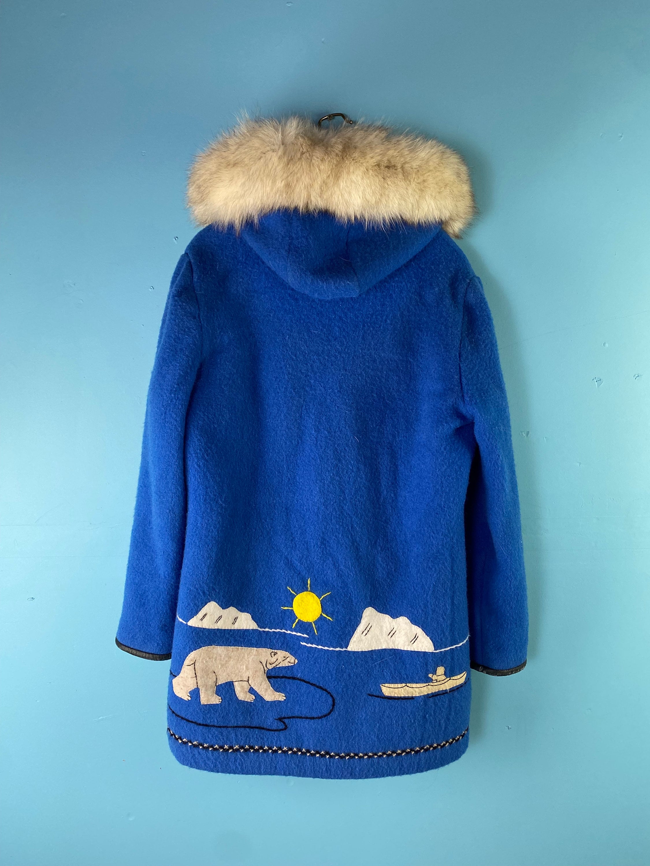 Vintage James Bay Parka With Fur Trim / Vintage Womens WInter Coat