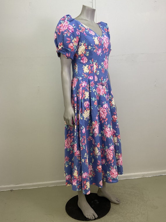 ★Laura Ashley/VTG Dresses/Made in G. B. Vintage Laura Ashley Dress - Roses in Full Bloom Dress
