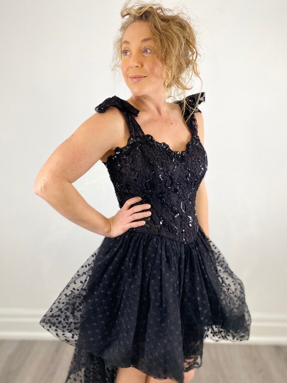 80's Little Black Party Dress