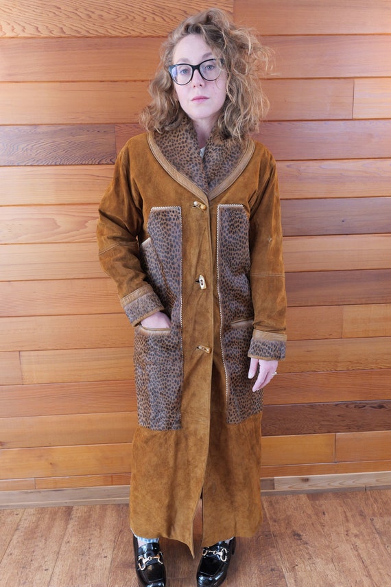 Leather ranch coat sale