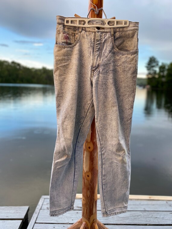 Waist Jeans 80's Mom Jeans Medium 