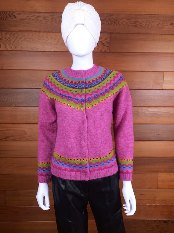 Wool cardigan - “rene - Gem