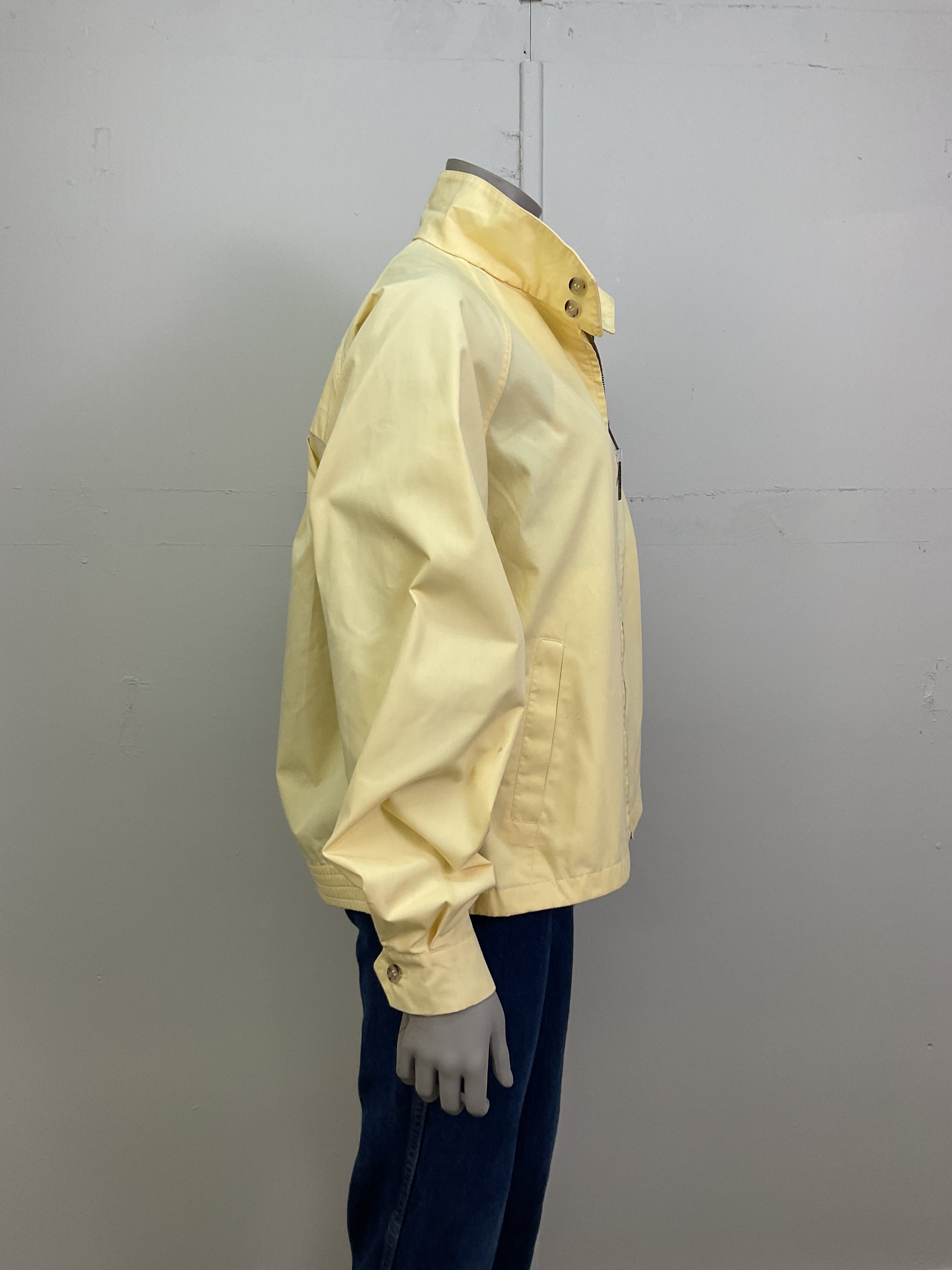 London Fog Yellow Vintage Jacket / Classic Fall Coat / Light London Fog Yellow Vintage Jacket / Classic Fall Coat / Light