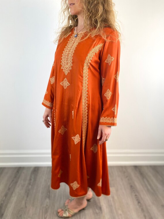Boho Embroidered Kaftan Dress