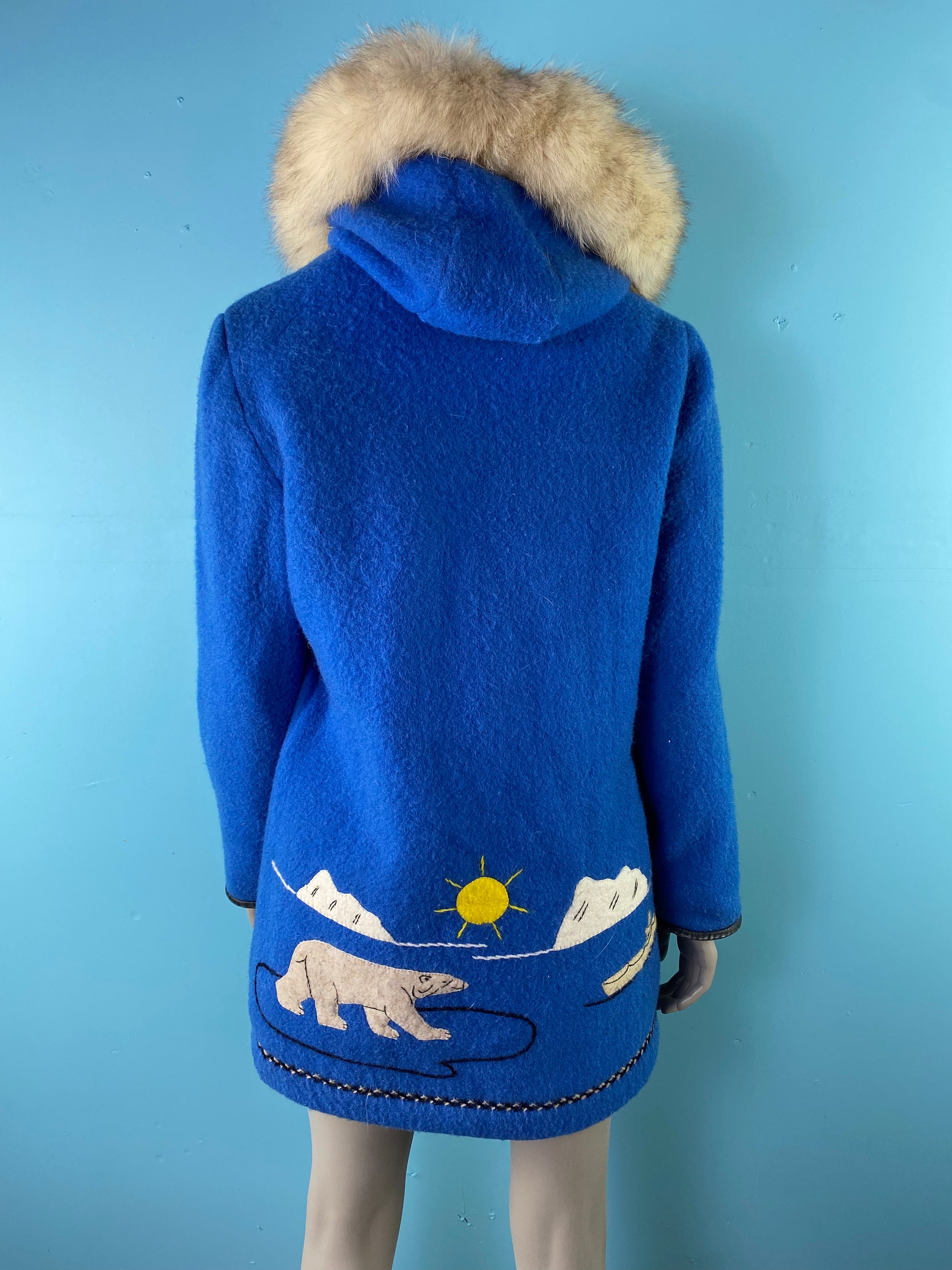 ジャケット・アウター COLD BAY PARKA(WOOL ALPACA) Vintage James Bay Parka With Fur Trim / Vintage Womens WInter Coat