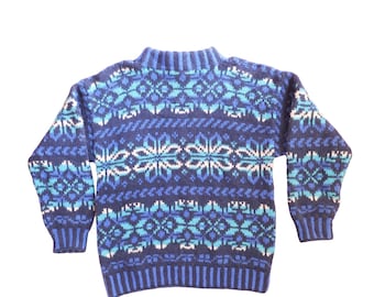 Brass Plum Nordstrom 100% Wool Ski Sweater