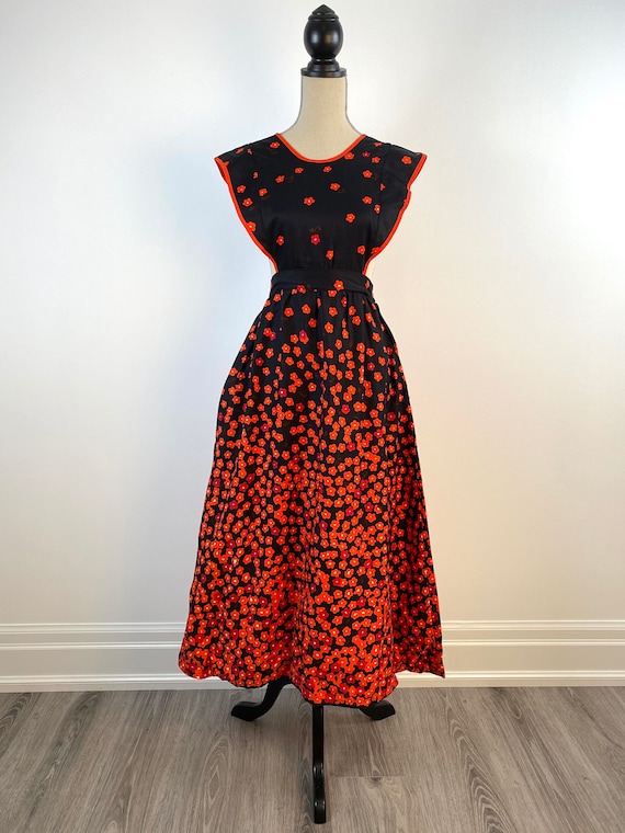 1970's Finnish Pinafore Dress by Tampella