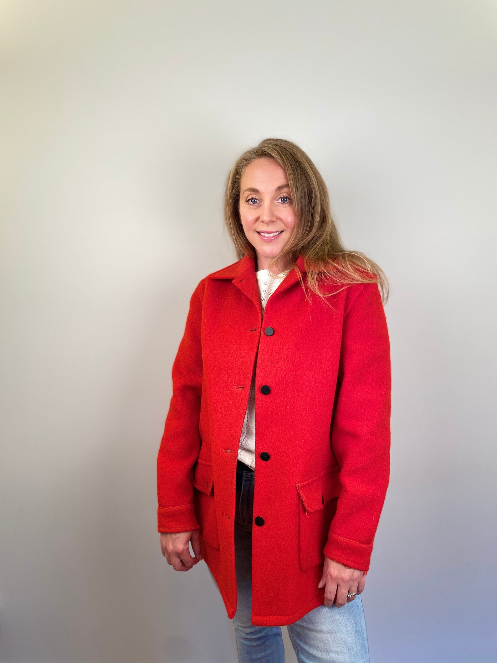 1940's Hudson's Bay Red Blanket Coat Etsy