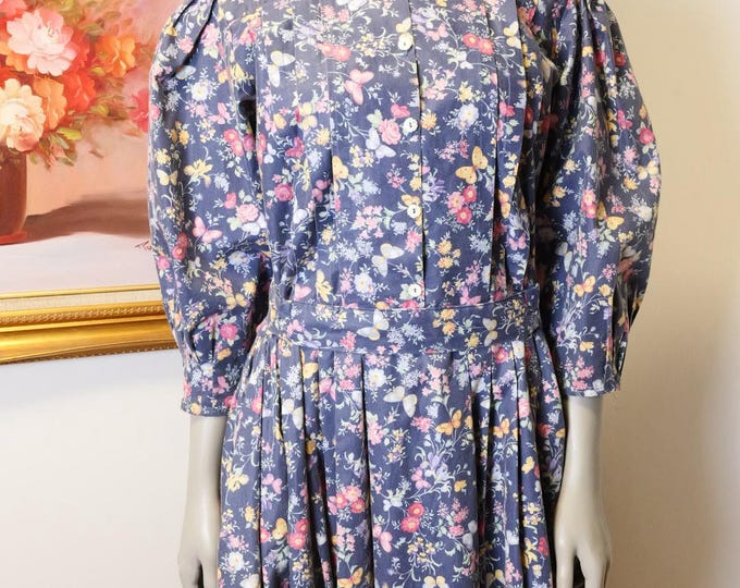 Suttles and Seawinds butterfly print dress