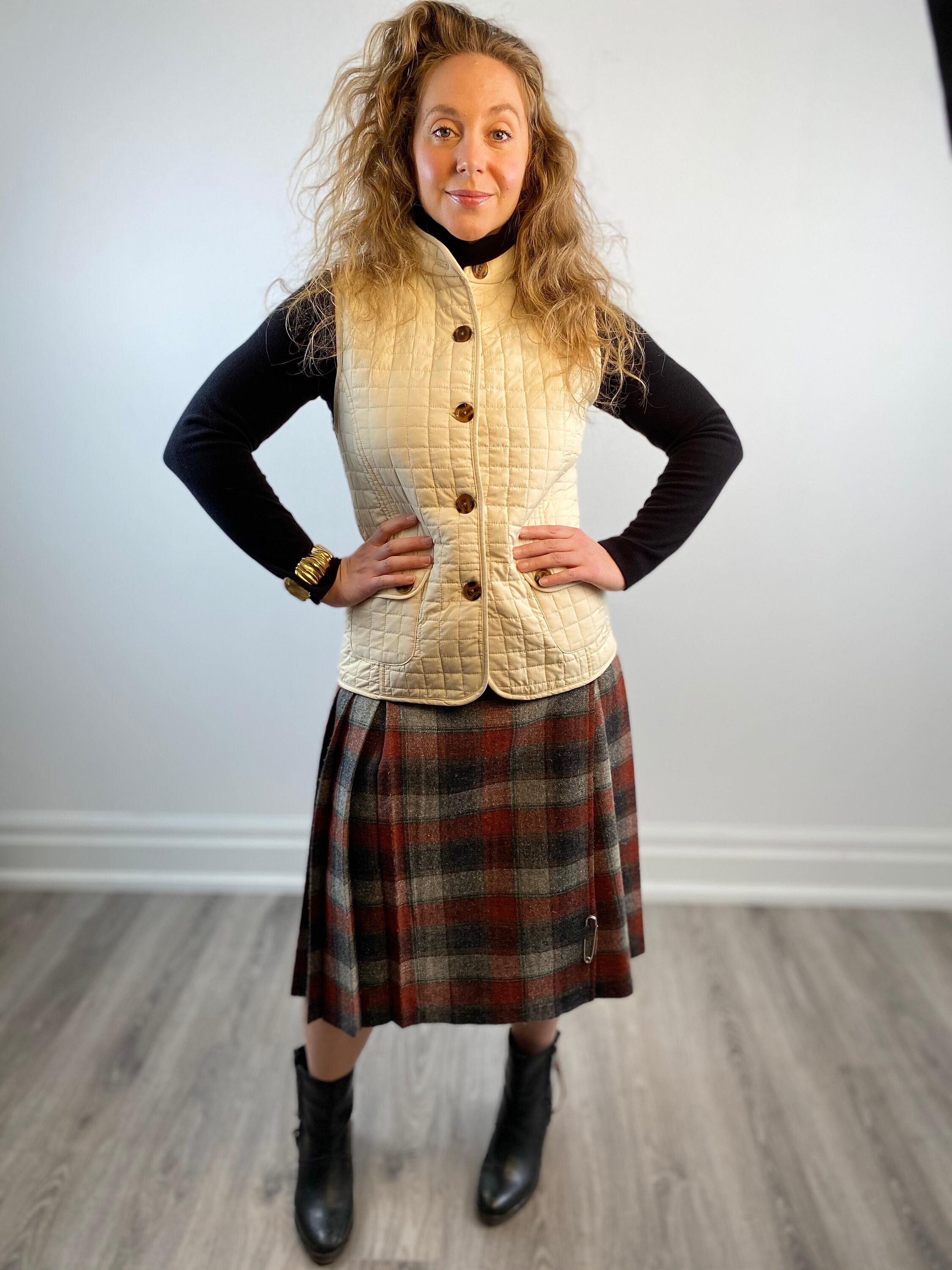 Vintage Quilted Vest