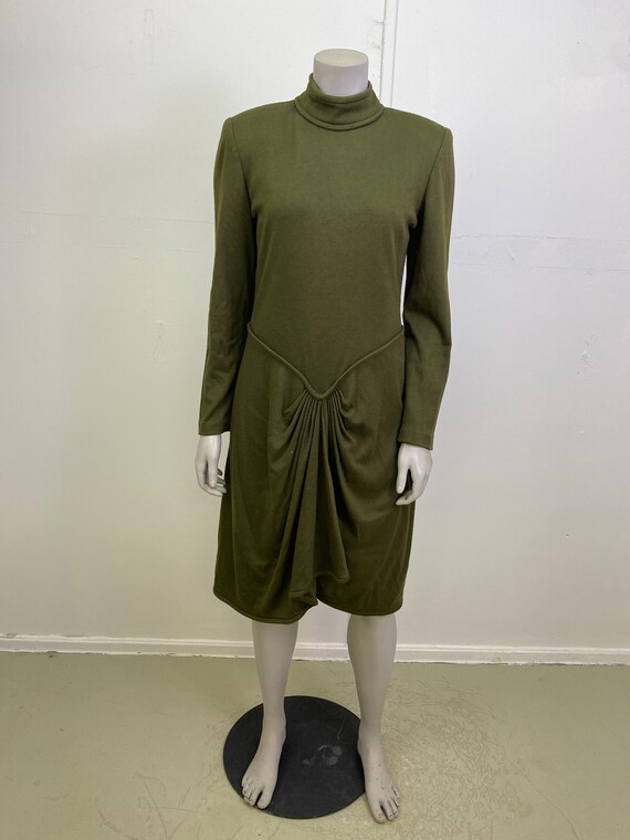 Vintage Olive Green Oscar De Larenta Dress - Etsy