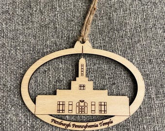 Wedding Temple Christmas Ornament (Customizable)