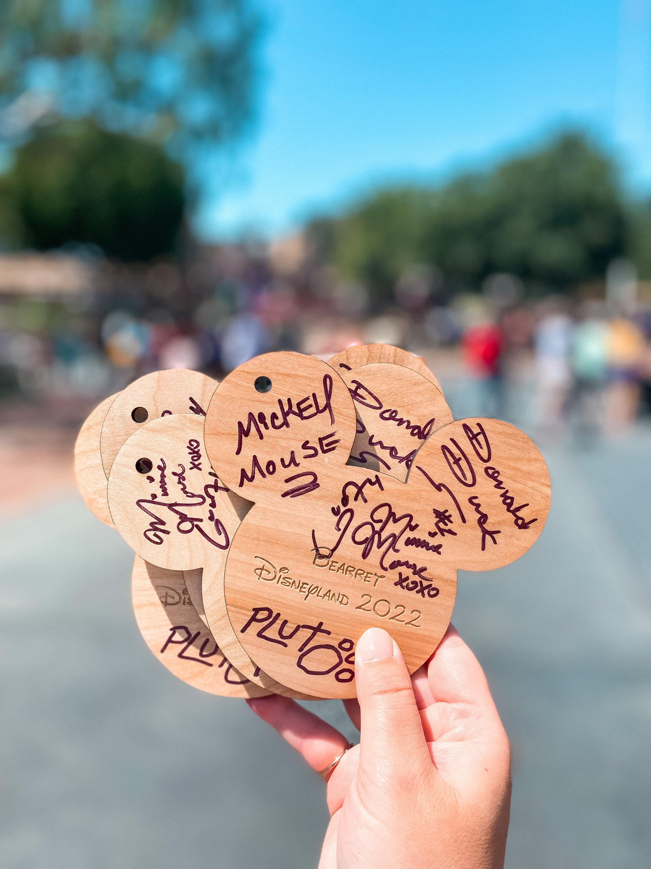 Disney Signature Wood Autograph Card, Sharpie-ready Keepsake! - Etsy