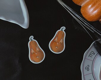 Halloween Jacko The Surprised Pumpkin Matte Vinyl Sticker