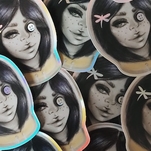 Coraline Holographic Sticker
