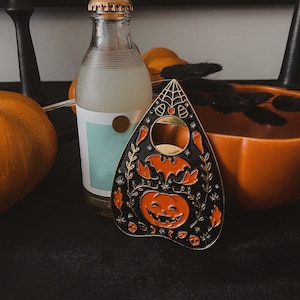 Halloween Ouija Board Planchette Hard Enamel Metal Bottle Opener