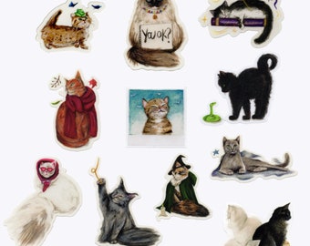 Pegatinas de la edición de gatos de The Eras
