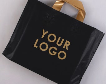 100pcs Customized plastic shopping bag with printed courier bag design logo