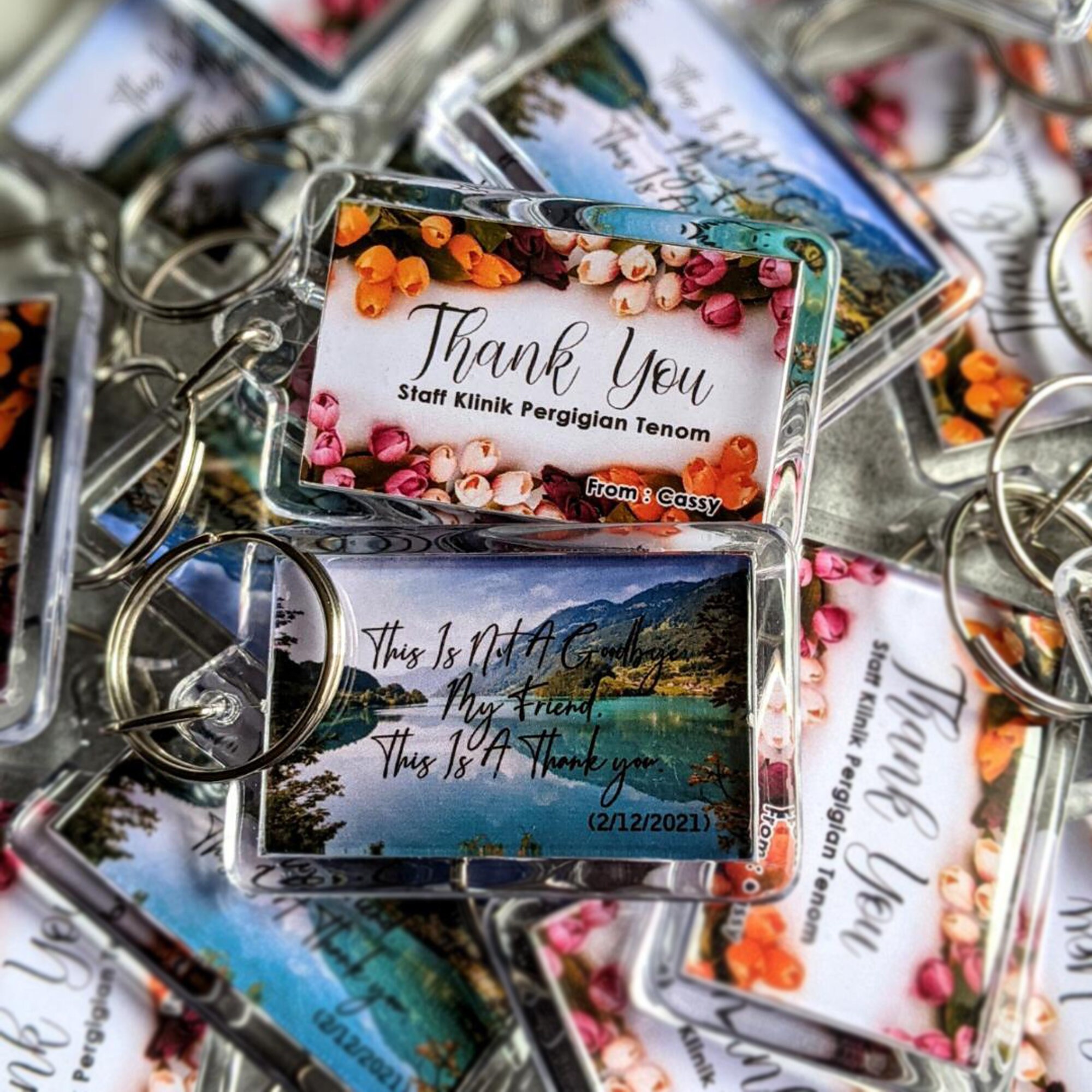 JINMA Personalized Keychain With Personal Portrait