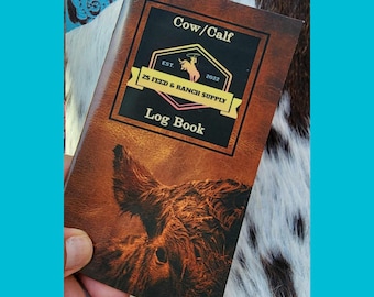PERSONALIZED CATTLE Log Books Log 352 Cow Calf Pairs Farm Management