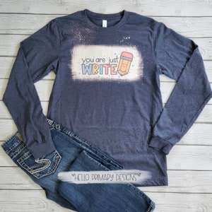 Sie sind nur schreiben Sublimation Longsleeve und Tshirt