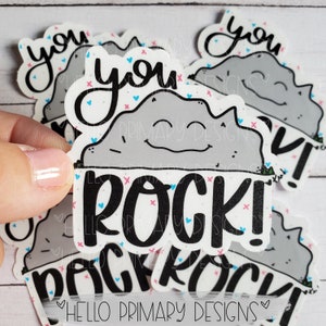 You rock! vinyl sticker