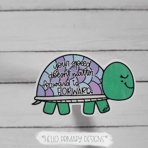 Forward is forward vinyl waterproof sticker