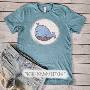 Oh whale sublimation tee
