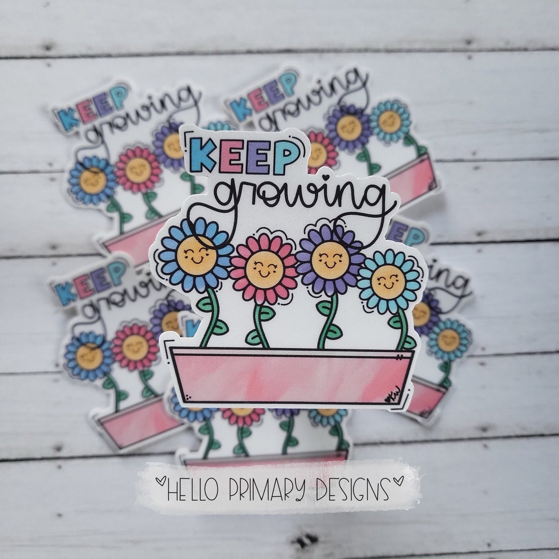 Sticker Kid Growing Keep Growing Vinyl Sticker - Etsy