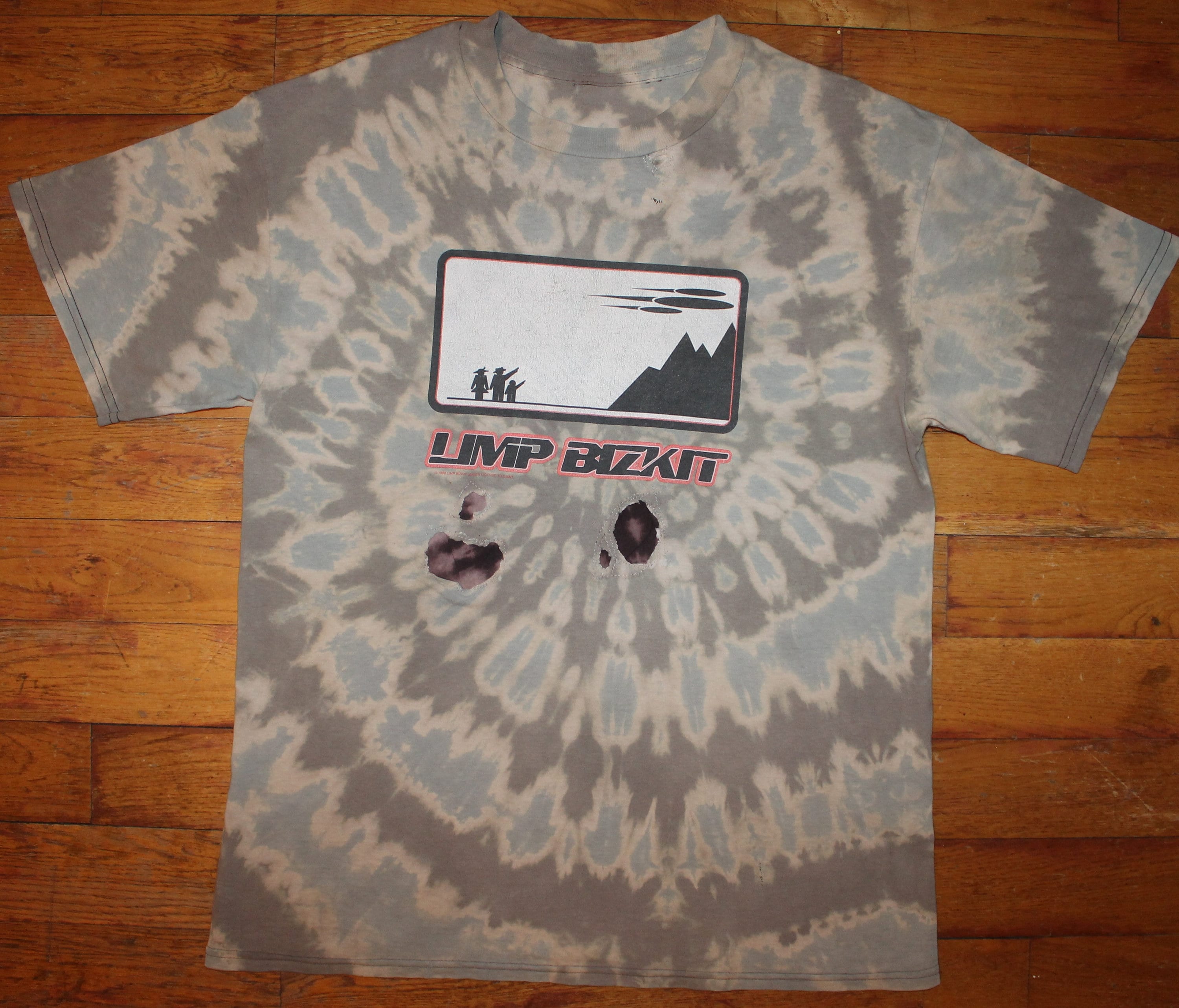 90s ビンテージ Limp Bizkit プロモ Tシャツ adidas