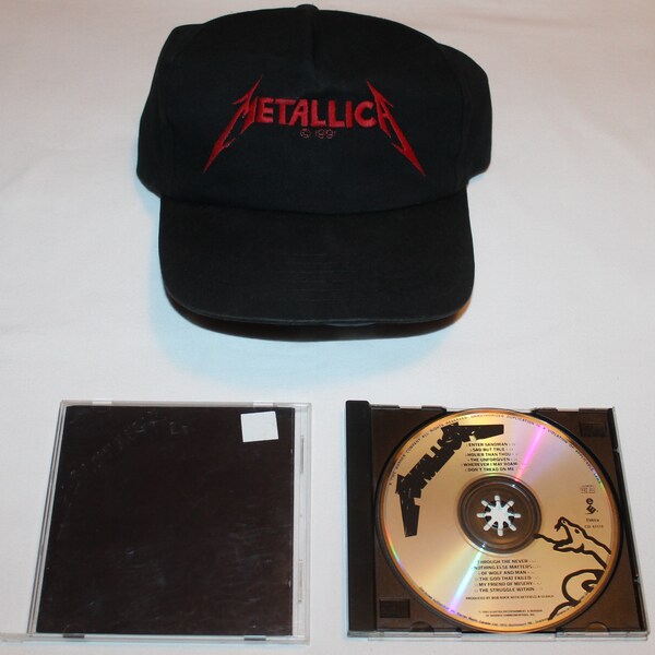 Vintage 1991 Metallica Hat + CD