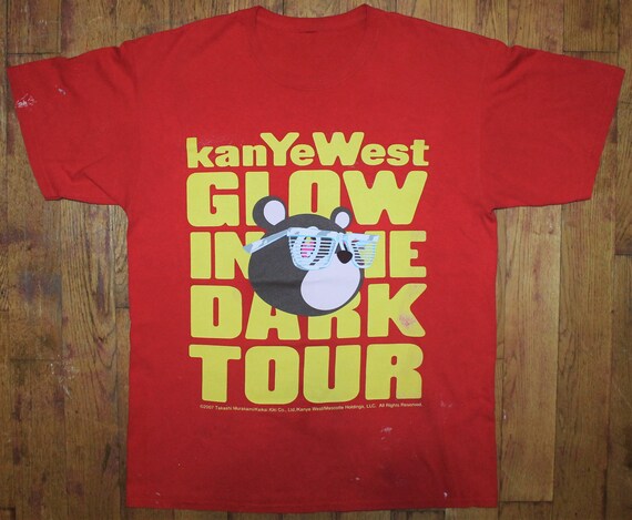 2007 Kanye West(Yeezus) Glow In The Dark Tour Shir
