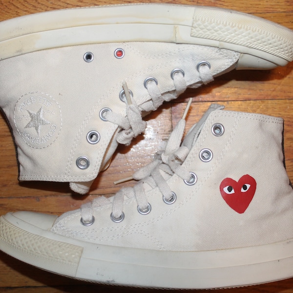 2015 Converse x Comme Des Garcon Play "Milk" Hi-Top Shoes